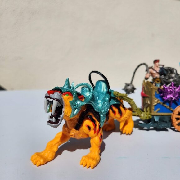 Chap Mei Bundle Lot Savage Warrior Thunder Thor Battle Cat Chariot Figures - Picture 4 of 13